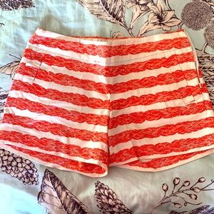 J. Crew Red Rope Shorts. Size 6.